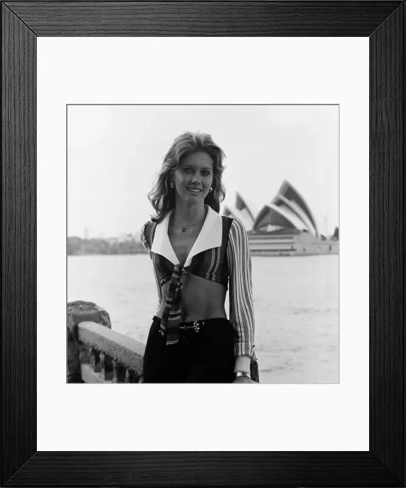 Framed Print : Actress Olivia Newton-John in Sydney, Australia. 3rd November 1973 Framed Print : Actress Olivia Newton-John in Sydney, Australia. 3rd November 1973