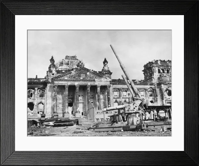 Framed Print : The Reichstag is a historic edifice in Berlin, Germany, constructed to house the Imperial