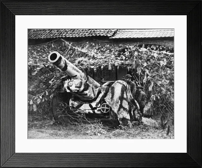 Framed Print : This photograph gives an excellent impression of effective camouflage against aerial Framed Print : This photograph gives an excellent impression of effective camouflage against aerial