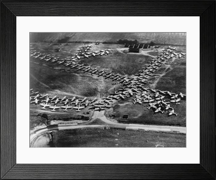 Framed Print : Americas fighting planes as wells her fighting men are going home. Thunderbolts