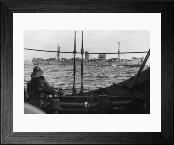 Framed Print : A shipload of American Air Force planes sent from the United States bound for Europe Framed Print : A shipload of American Air Force planes sent from the United States bound for Europe
