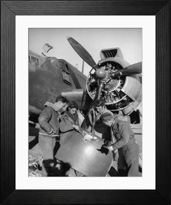 Framed Print : RAF Baltimores of the Tactical Bomber Force in operation over the Sangro river battle