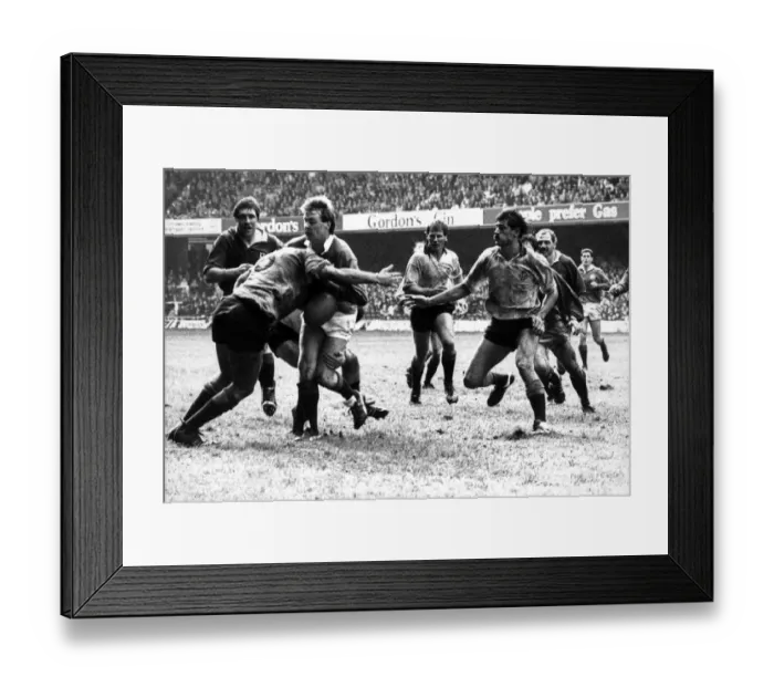 Framed Print : British Lions v Rest of The World. Cardiff Wales. Malcolm Dacey Framed Print : British Lions v Rest of The World. Cardiff Wales. Malcolm Dacey