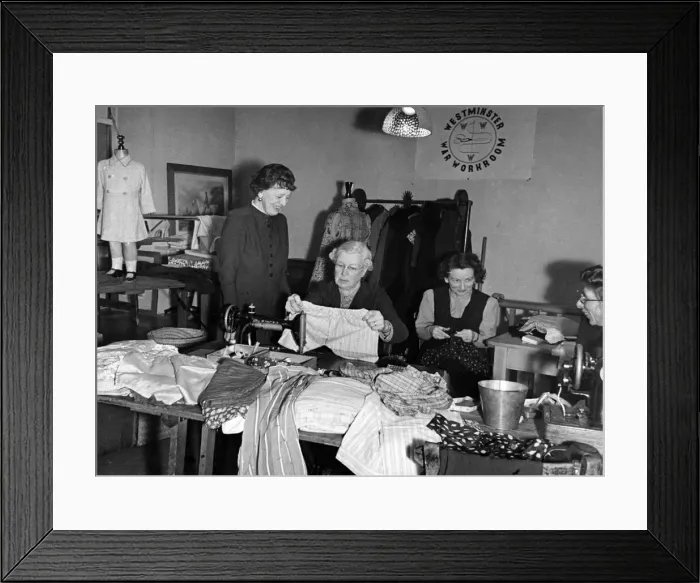 Framed Print : Probably the only people who benefit from the clothes rationing are the Soldiers Framed Print : Probably the only people who benefit from the clothes rationing are the Soldiers