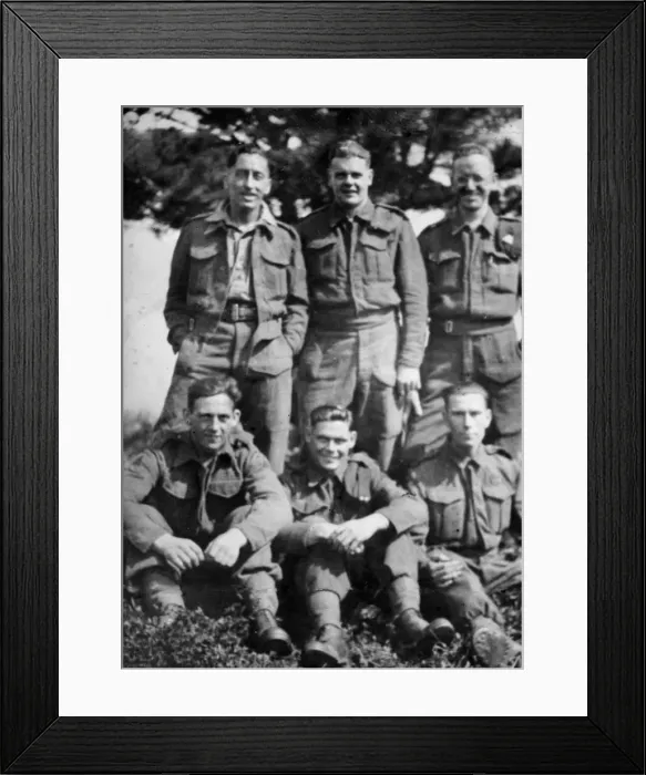 Framed Print : A group of soldiers from Reading, Berkshire, pictured while serving in the Middle East Framed Print : A group of soldiers from Reading, Berkshire, pictured while serving in the Middle East