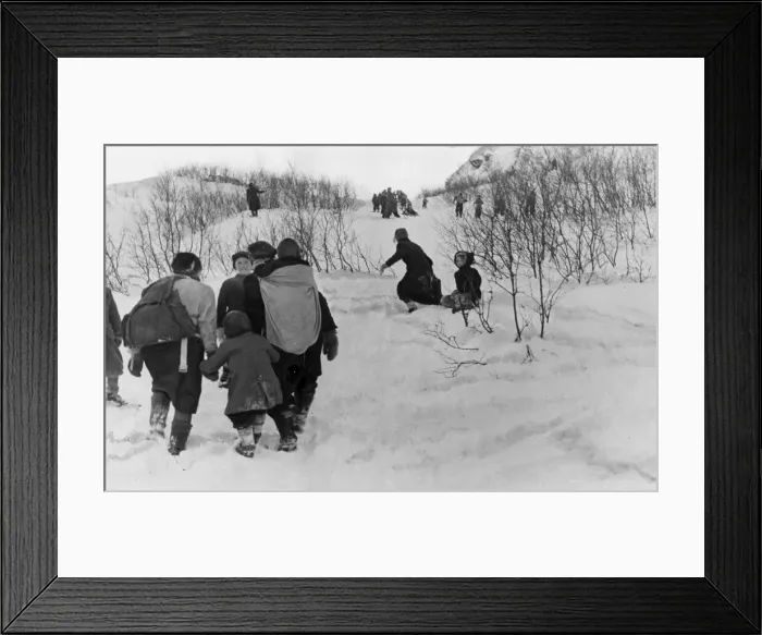 Framed Print : In accordance with a request from the Norwegian High Command