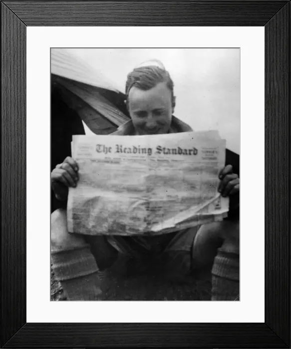 Framed Print : Leading Aircraft-man Ivan Wallis of the Royal Air Force of 15 Wokingham Road, Reading Framed Print : Leading Aircraft-man Ivan Wallis of the Royal Air Force of 15 Wokingham Road, Reading