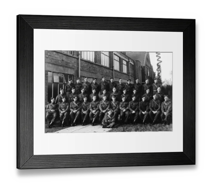 Framed Print : Members of the Home Guard of the Pulsometer Engineering Works in Reading Framed Print : Members of the Home Guard of the Pulsometer Engineering Works in Reading