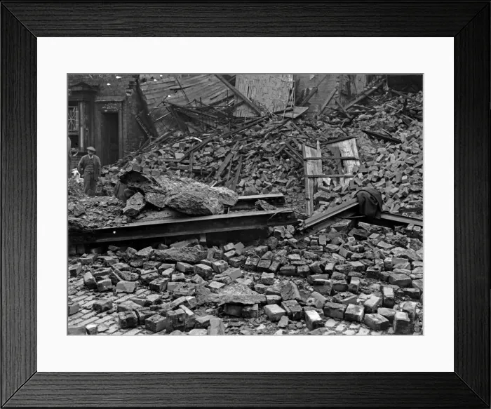 Framed Print : Damaged tram lines in Moseley Road, Balsall Heath, Birmingham Framed Print : Damaged tram lines in Moseley Road, Balsall Heath, Birmingham