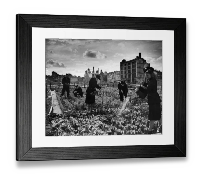 Framed Print : After the blitzing of the City of London, Red Cross Street Fire Station