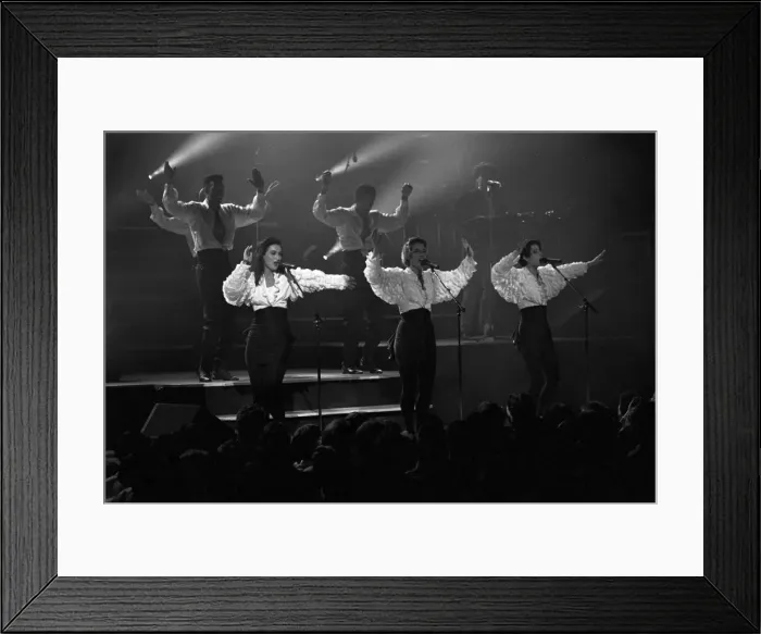 Framed Print : British girl group Bananarama Jacqui O Sullivan, Keren Woodward Framed Print : British girl group Bananarama Jacqui O Sullivan, Keren Woodward
