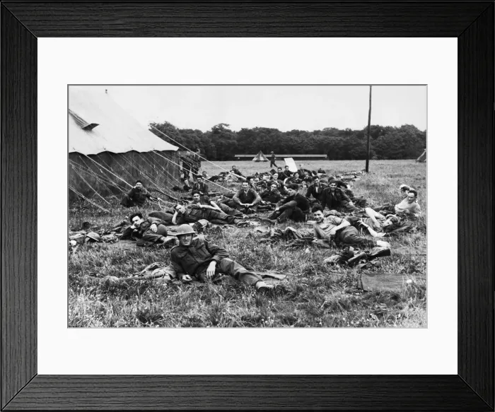 Framed Print : The British Expeditionary Force was the name of the British Army in Western Europe during