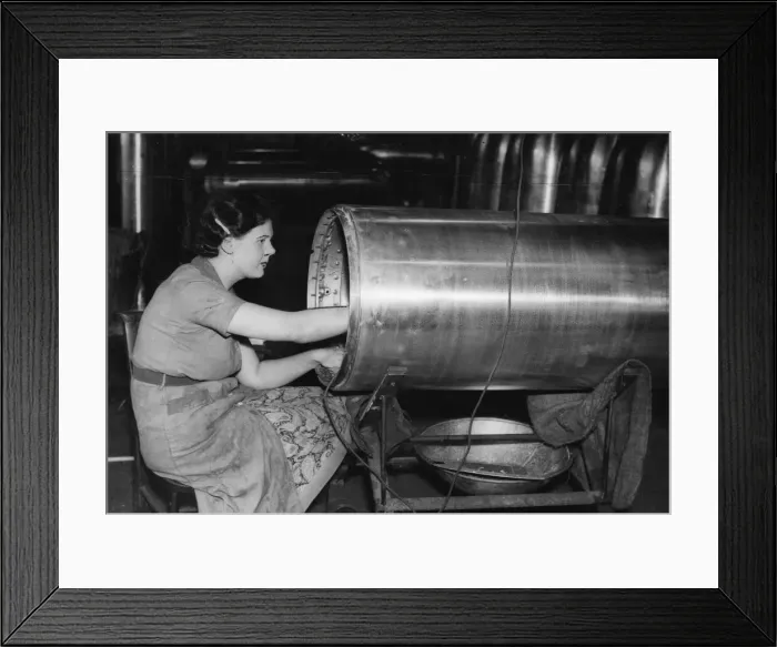 Framed Print : Birmingham factory worker Mabel Evitts, aged 28, of 63 Princes Road, Warley Framed Print : Birmingham factory worker Mabel Evitts, aged 28, of 63 Princes Road, Warley