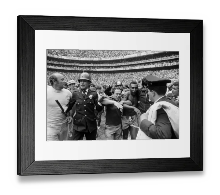Framed Print : 1970 World Cup Final at the Azteca Stadium in Mexico. Brazil Framed Print : 1970 World Cup Final at the Azteca Stadium in Mexico. Brazil
