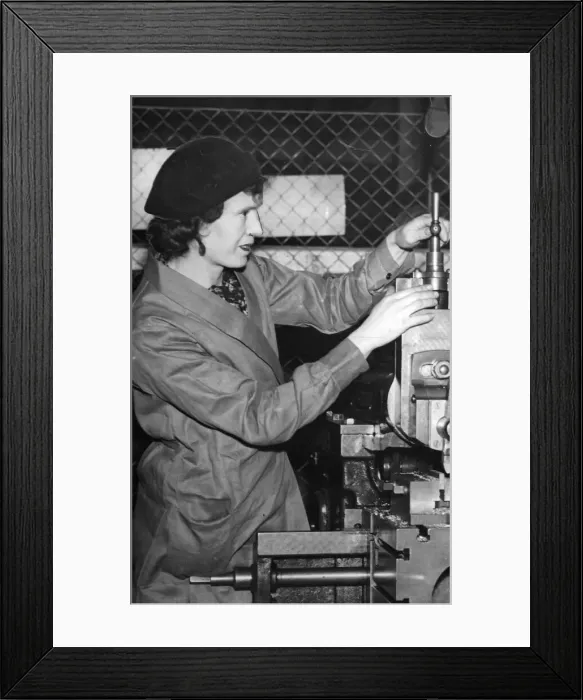 Framed Print : Picture taken at a Government Training School in Birmingham where women of all ages have