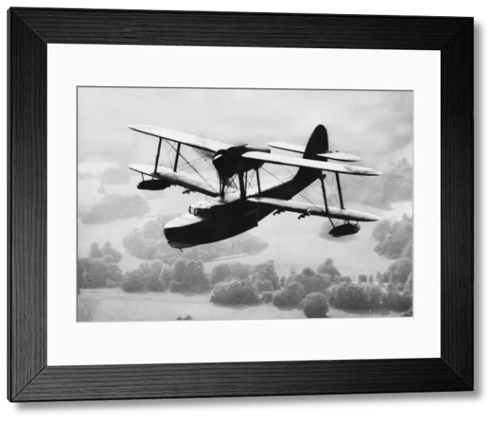 Framed Print : A Supermarine Sea Otter amphibian biplane in flight, The new Births Amphibian Framed Print : A Supermarine Sea Otter amphibian biplane in flight, The new Births Amphibian
