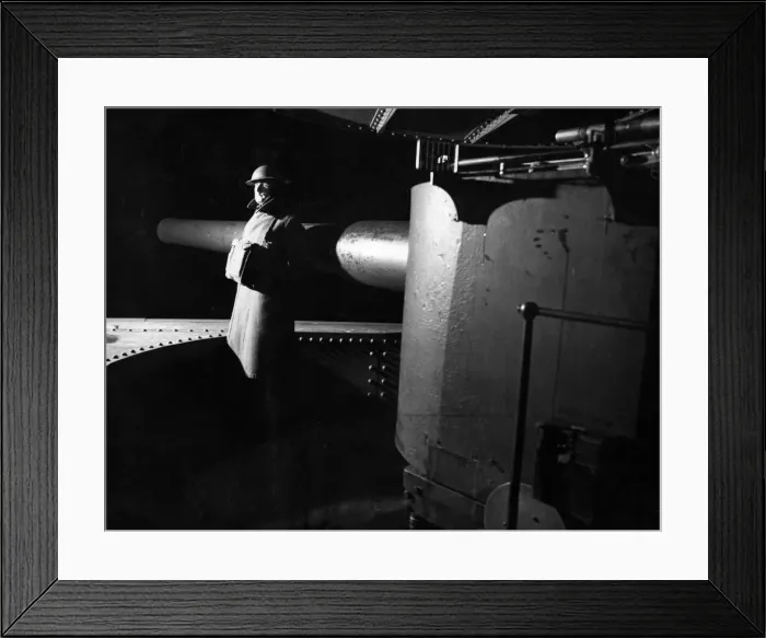 Framed Print : A sentry on night watch duty on an island fort somewhere in the Northern Command Framed Print : A sentry on night watch duty on an island fort somewhere in the Northern Command
