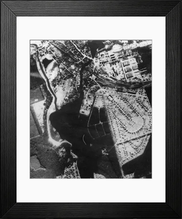 Framed Print : Flying Fortress and Liberator bombers of the US Eighth Army Air Force