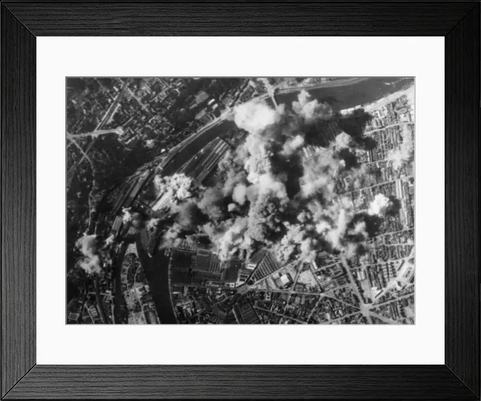 Framed Print : The Nazi run Renault motor and armaments plant at Billancourt on the outskirts of Paris Framed Print : The Nazi run Renault motor and armaments plant at Billancourt on the outskirts of Paris