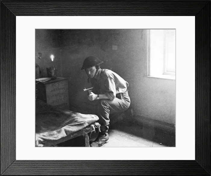 Framed Print : Army training. Location unknown Picture taken 25th May 1942 Framed Print : Army training. Location unknown Picture taken 25th May 1942