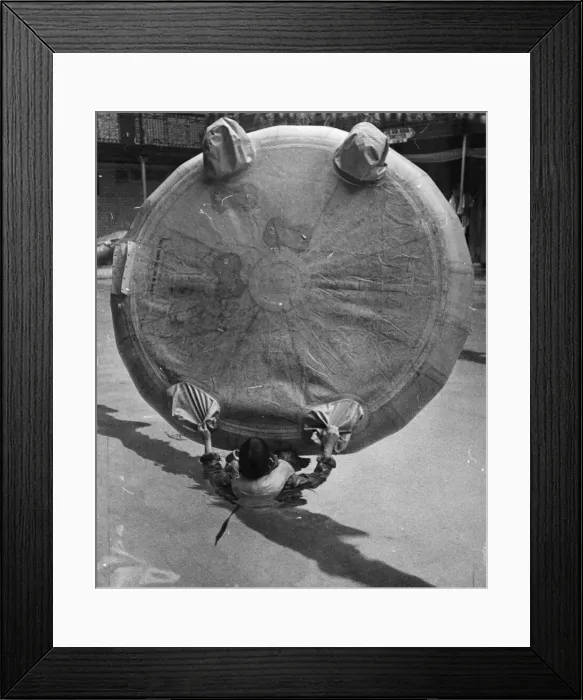 Framed Print : A rescue Dinghy. Picture take 11th March 1944 Framed Print : A rescue Dinghy. Picture take 11th March 1944
