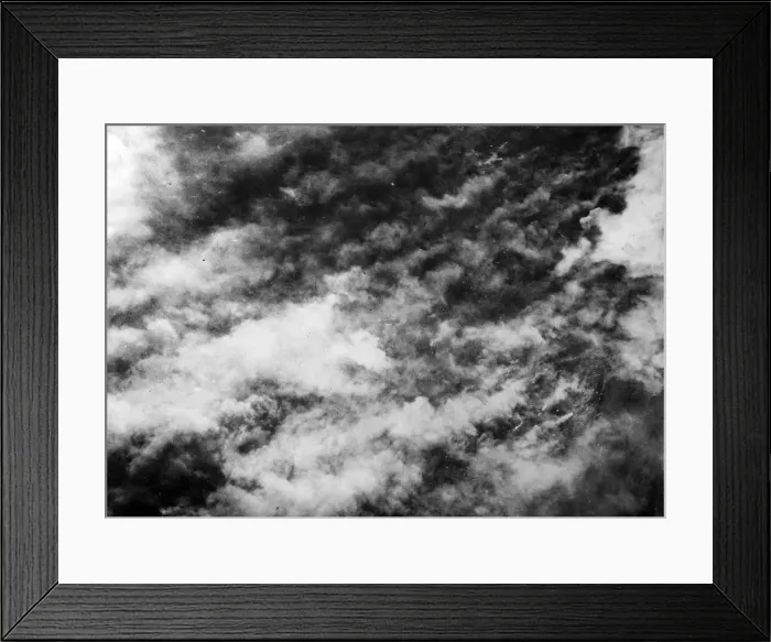 Framed Print : Fires rage in Duisberg during a very heavy attack. 15th October 1944 Framed Print : Fires rage in Duisberg during a very heavy attack. 15th October 1944