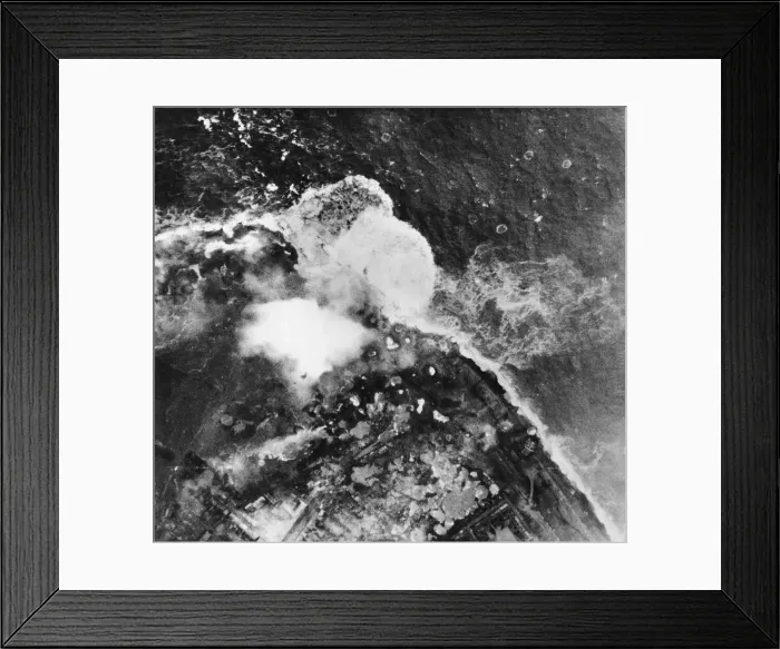 Framed Print : Attack on the sea dyke near Westkapelle on the Dutch island of Walcheren Framed Print : Attack on the sea dyke near Westkapelle on the Dutch island of Walcheren