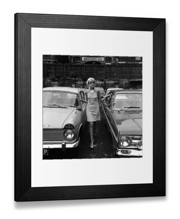 Framed Print : Annie Nightingale models Ascot specials. 16th June 1966