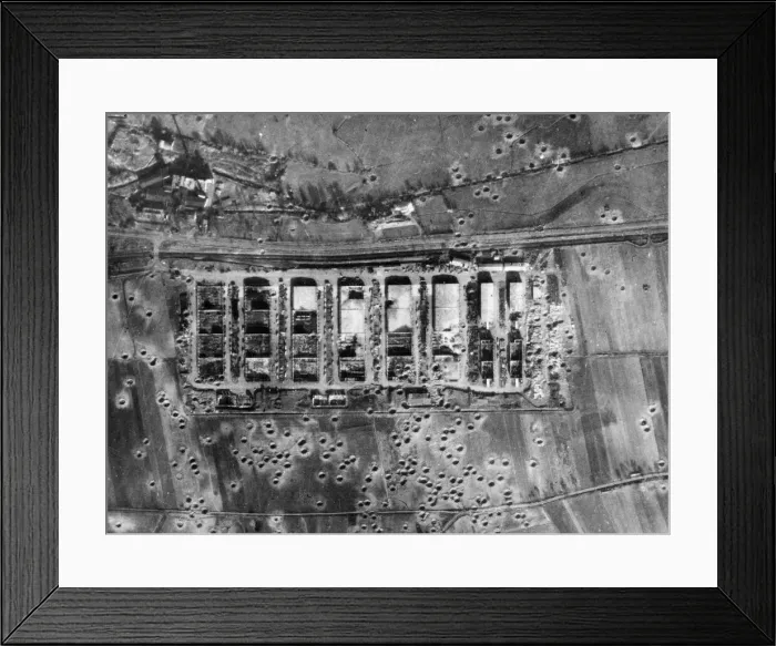 Framed Print : This is how the Bettenhausen ordnance depot at Kassel, 110 miles north west of Cologne Framed Print : This is how the Bettenhausen ordnance depot at Kassel, 110 miles north west of Cologne