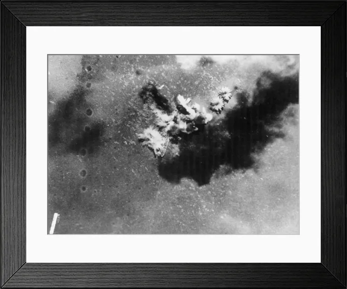 Framed Print : As a result of a sustained bombing campaign by the US Tenth Air Force against Japanese