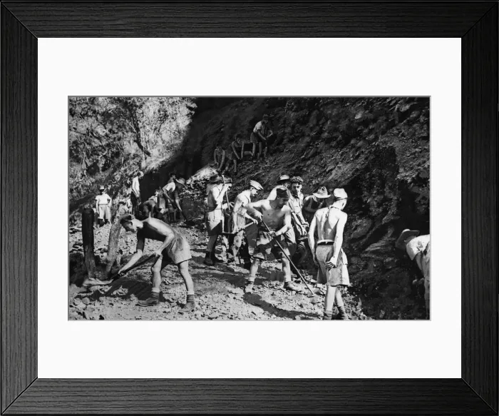 Framed Print : Access to Burma for troops and supplies must be maintained Framed Print : Access to Burma for troops and supplies must be maintained