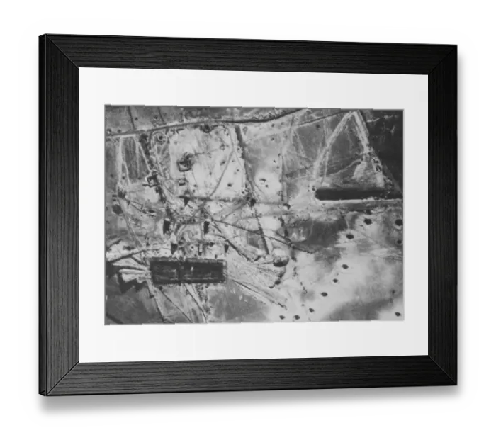 Framed Print : RAF Attack concrete structure in Pas De Calais. (Calais) Framed Print : RAF Attack concrete structure in Pas De Calais. (Calais)