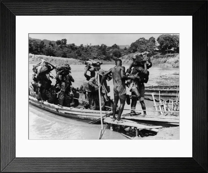 Framed Print : In their drive forward down the Pi Chaung and Kaladan valleys on the Arakan fronts Framed Print : In their drive forward down the Pi Chaung and Kaladan valleys on the Arakan fronts