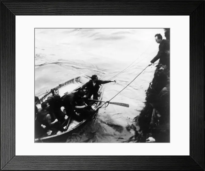 Framed Print : U-Boat surrenders to Canadian ships in the North Atlantic Framed Print : U-Boat surrenders to Canadian ships in the North Atlantic