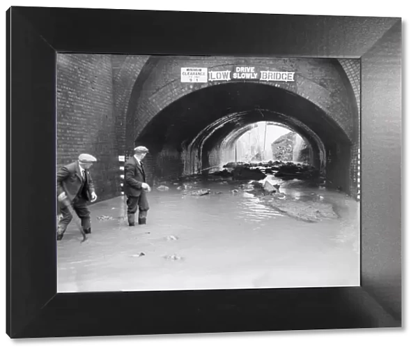 A direct hit on the Birmingham to Worcester canal at the Bournville canal tunnel