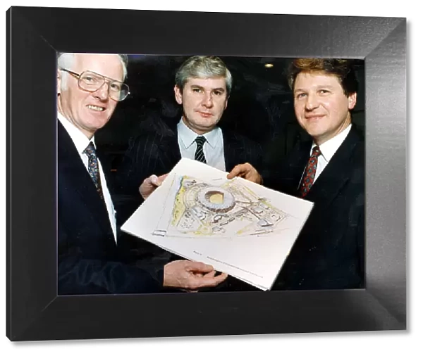 KEVIN KELLY CELTIC FC NEW STADIUM PLANS 1992 UNVEILED PLANS FOR NEW FOOTBALL