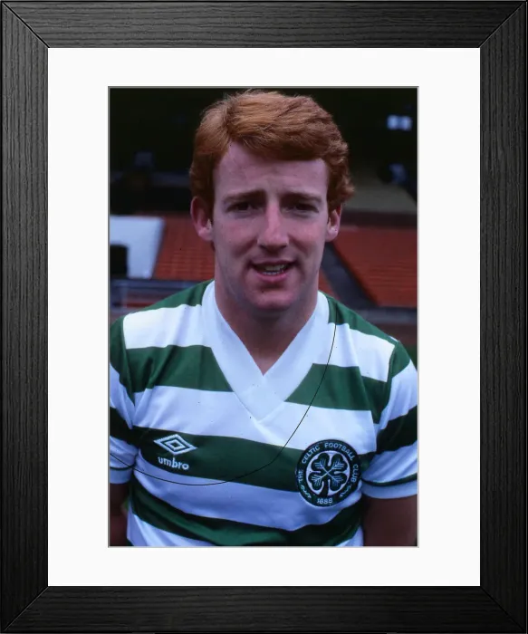 Framed Print : Tommy Burns Celtic football player 1982 Framed Print : Tommy Burns Celtic football player 1982