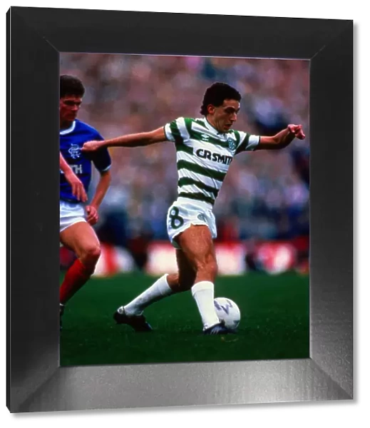 Paul McStay in action against Rangers 1986