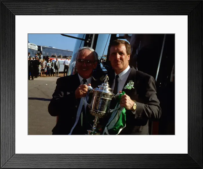Framed Print : Billy McNeill & Jack McGinn with trophy May 1988 sdrscottishcupfinal Framed Print : Billy McNeill & Jack McGinn with trophy May 1988 sdrscottishcupfinal
