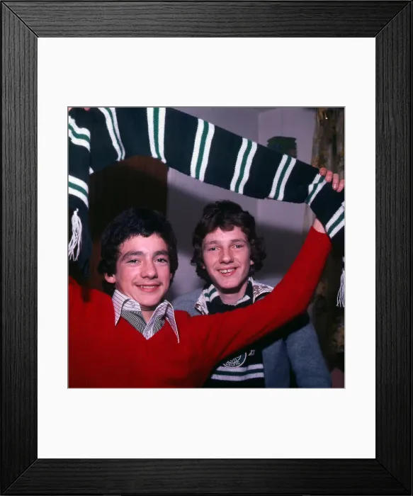 Framed Print : Paul McStay and brother Willie as teenagers Circa 1980 Framed Print : Paul McStay and brother Willie as teenagers Circa 1980