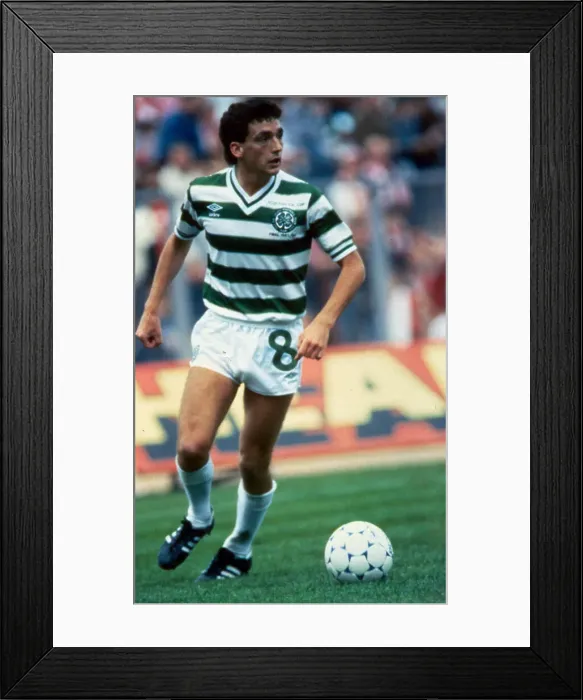 Framed Print : Paul McStay in action for Celtic May 1984 sdrscottishcupfinal Framed Print : Paul McStay in action for Celtic May 1984 sdrscottishcupfinal