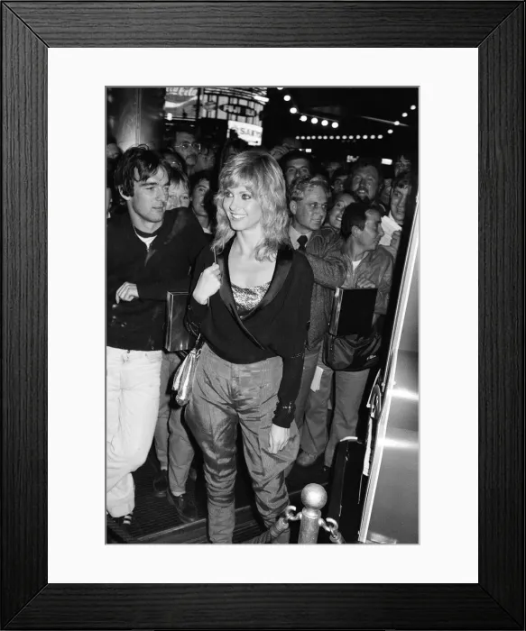 Framed Print : The premiere of Xanadu, London. Star of the film, Olivia Newton John Framed Print : The premiere of Xanadu, London. Star of the film, Olivia Newton John
