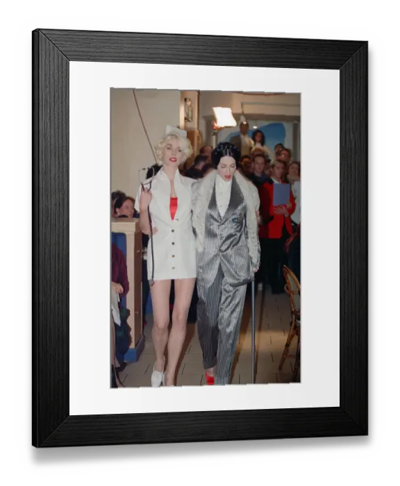 Framed Print : Vivienne Westwood fashion collection show at Tall Orders, Soho, London Framed Print : Vivienne Westwood fashion collection show at Tall Orders, Soho, London