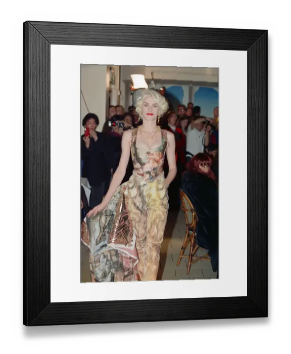 Framed Print : Vivienne Westwood fashion collection show at Tall Orders, Soho, London Framed Print : Vivienne Westwood fashion collection show at Tall Orders, Soho, London