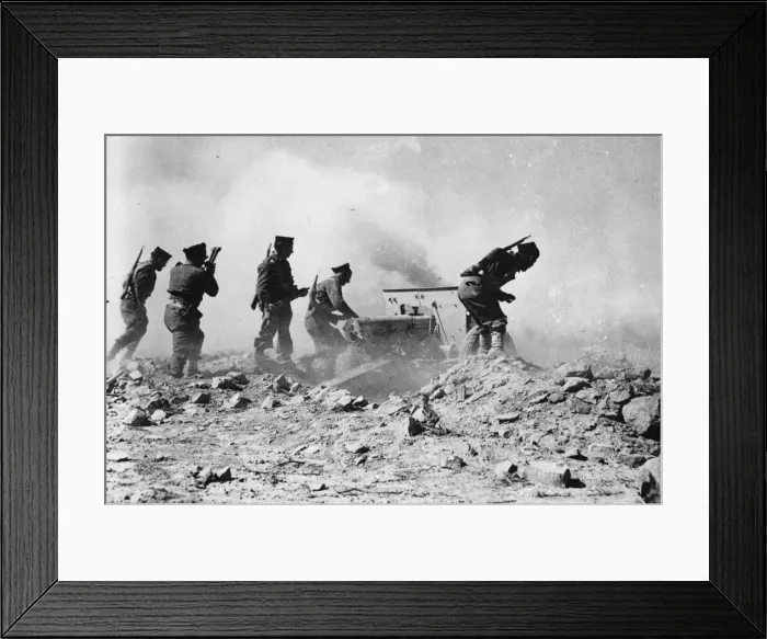 Framed Print : The Free French forces in the Western Desert, although not very large in numbers are Framed Print : The Free French forces in the Western Desert, although not very large in numbers are