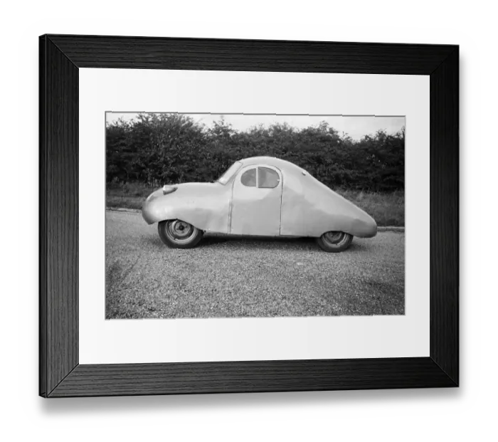 Framed Print : Fairthorpe Atom mini car, a rear-engined two-door fibre glass car designed by British Framed Print : Fairthorpe Atom mini car, a rear-engined two-door fibre glass car designed by British