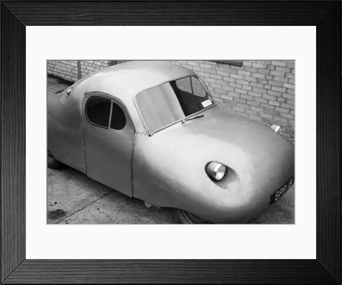 Framed Print : Fairthorpe Atom mini car, a rear-engined two-door fibre glass car designed by British Framed Print : Fairthorpe Atom mini car, a rear-engined two-door fibre glass car designed by British