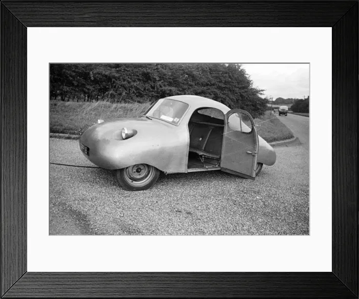 Framed Print : Fairthorpe Atom mini car, a rear-engined two-door fibre glass car designed by British Framed Print : Fairthorpe Atom mini car, a rear-engined two-door fibre glass car designed by British
