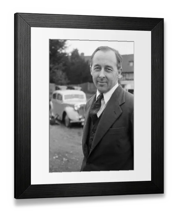 Framed Print : Fairthorpe Atom mini car, a rear-engined two-door fibre glass car designed by British