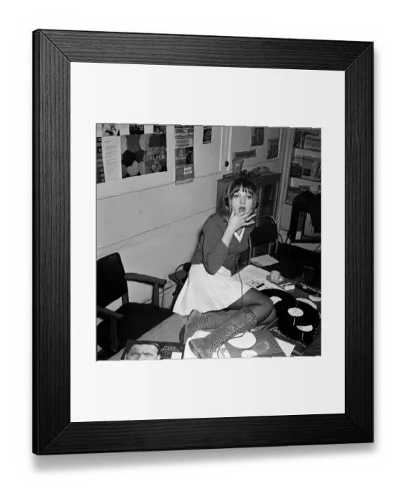 Framed Print : The first Radio 1 female DJ Annie Nightingale starts 1970 with two new shows of her own Framed Print : The first Radio 1 female DJ Annie Nightingale starts 1970 with two new shows of her own